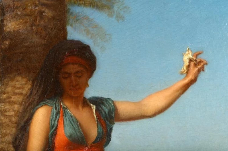 La bella pastorella - dettaglio